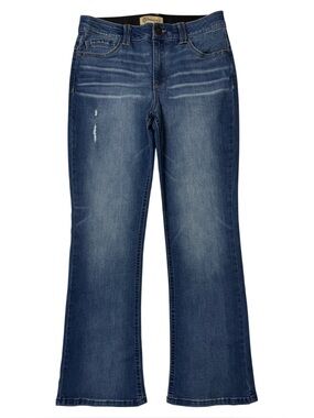 {Democracy} "Ab Techology" Blue Mid Rise Bootcut Flare Jeans WJ537